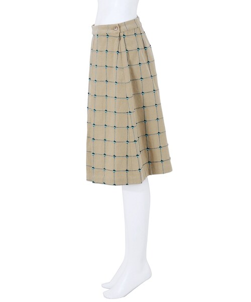 Ne-net（ネネット）の「水引ボトム / パンツ（パンツ・レディース・off white/beige/khaki・01/02）」の6枚目の写真