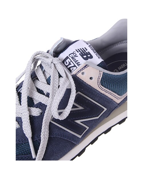 w closet（ダブルクローゼット）の「★SALE対象外★New Balance ML574（シューズ・レディース・ネイビー/グレー・23.5cm/24.5cm）」の5枚目の写真
