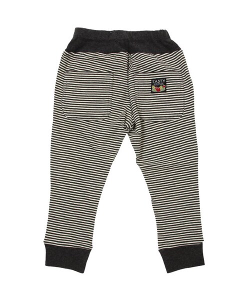 BREEZE（ブリーズ）の「3柄ボーダーパンツ（パンツ・キッズ・チャコール/グレー/ネイビーブルー・80/90/95/100/110/120/130/140）」の5枚目の写真