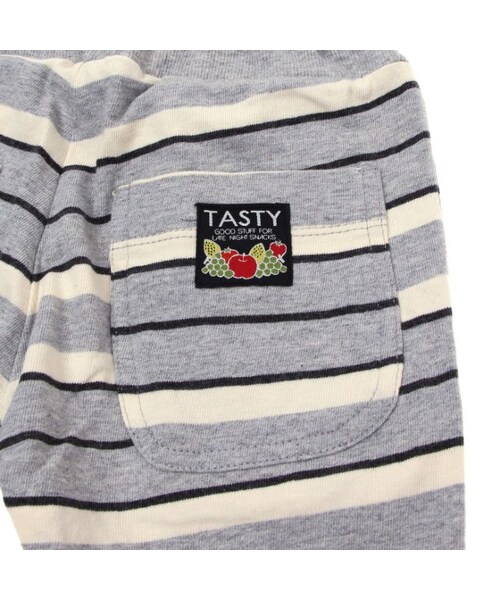 BREEZE（ブリーズ）の「3柄ボーダーパンツ（パンツ・キッズ・チャコール/グレー/ネイビーブルー・80/90/95/100/110/120/130/140）」の11枚目の写真