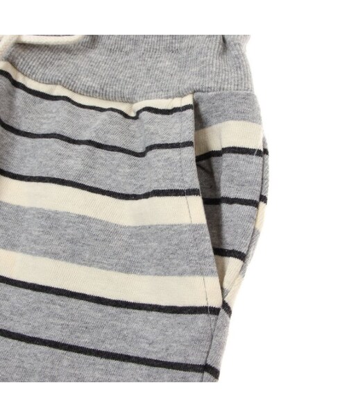 BREEZE（ブリーズ）の「3柄ボーダーパンツ（パンツ・キッズ・チャコール/グレー/ネイビーブルー・80/90/95/100/110/120/130/140）」の9枚目の写真