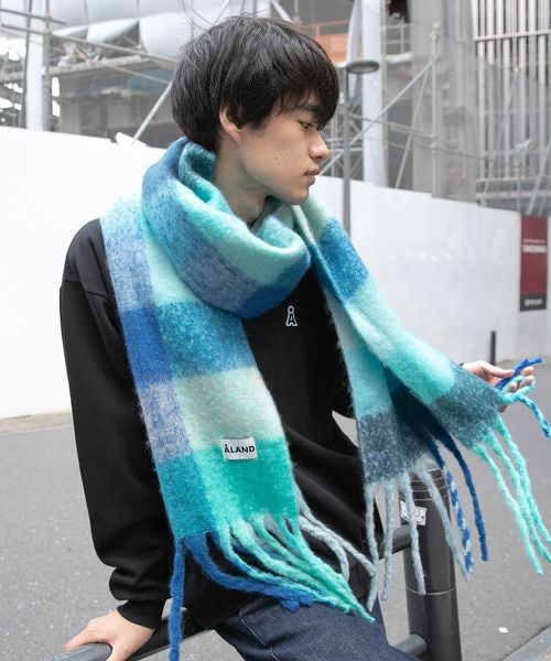 ALAND（エーランド）の「先行予約ALAND／チェックマフラー（）」 - WEAR