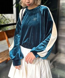CIAOPANIC（チャオパニック）の「ベロアトラックプルオーバー（Tシャツ/カットソー）」