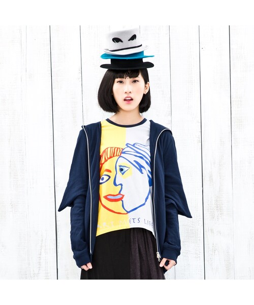 etreの「生活藝術派長袖上衣(トップス・レディース・橘黃・Free)」の1枚目の写真