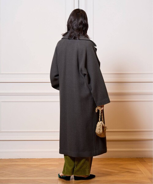 IENA LA BOUCLE プレイドシャギーウールシャツコート IENA LA BOUCLE プレイドシャギーウールシャツコート（その他ブルゾン