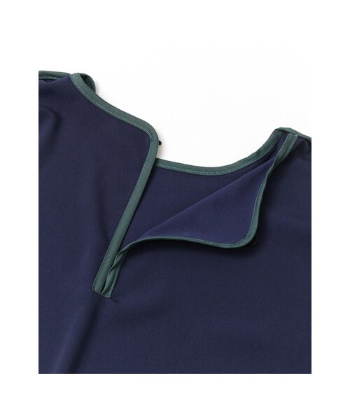 KBF（ケイビーエフ）の「パイピングデザインプルオーバー（トップス・レディース・BLK×NVY/NVY×GRN/OFF×MINT・one）」の15枚目の写真