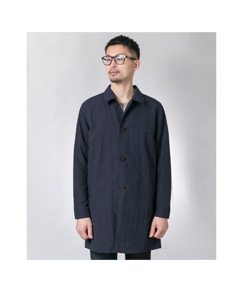 URBAN RESEARCH(アーバンリサーチ)の「コットン/ナイロン タイプライター ステンカラーコート(ジャケット/アウター・メンズ・NAVY/BEIGE/OLIVE/L.BLUE・M/L)」の13枚目の写真