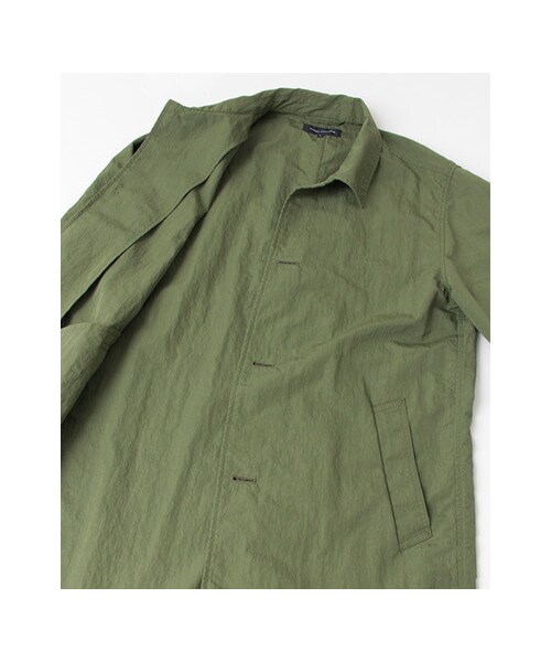 URBAN RESEARCH(アーバンリサーチ)の「コットン/ナイロン タイプライター ステンカラーコート(ジャケット/アウター・メンズ・NAVY/BEIGE/OLIVE/L.BLUE・M/L)」の20枚目の写真