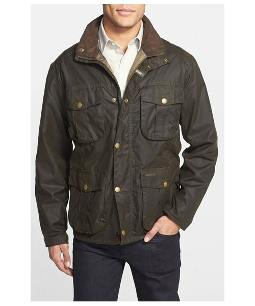 Barbour（バーブァー）の「Barbour 'New Utility' Waxed Cotton Field ...