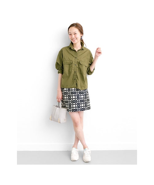 URBAN RESEARCH（アーバンリサーチ）の「DUTEL マトラッセJQスカート（スカート・レディース・NAVY・36/38）」の3枚目の写真