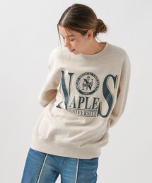 BAYFLOW（ベイフロー）の「≪予約≫カレッジロゴ裏毛プルオーバー（その他）」