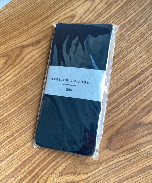 DouDou（ドゥドゥ）の「80デニールタイツ（レギンス/スパッツ・レディース・カーキ/チャコールグレー/ブラック・F）」の2枚目の写真