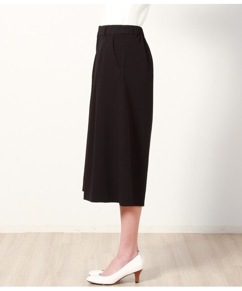 VIS（ビス）の「ガウチョパンツ（パンツ・レディース・ブラック/ネイビー・S/M）」の4枚目の写真