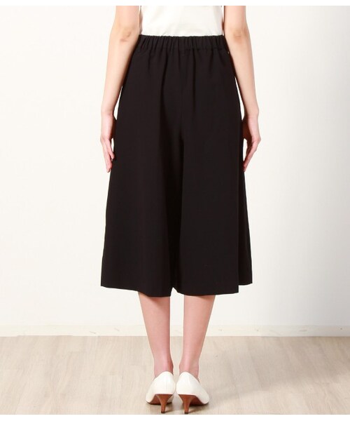 VIS（ビス）の「ガウチョパンツ（パンツ・レディース・ブラック/ネイビー・S/M）」の5枚目の写真