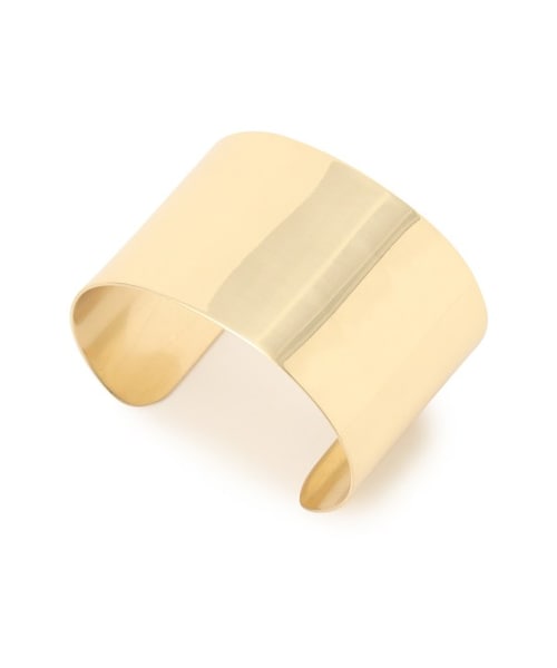 ADAM ET ROPE'（アダムエロペ）の「幅広真鍮ブレスレット（その他・レディース・ゴールド/シルバー・M）」の3枚目の写真