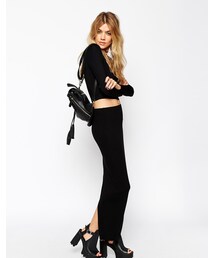 asos | ASOS Maxi Pencil Skirt In Rib(スカート)