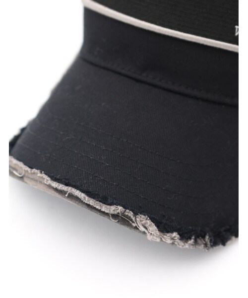 wjk（ダヴルジェイケイ）の「cut-off mesh cap（帽子・メンズ・white x navy/white×black/black x black・F）」の15枚目の写真