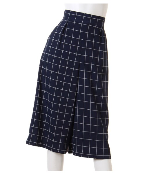 SNIDEL（スナイデル）の「プリントガウチョパンツ（その他・レディース・FLOWER/STRIPE/CHECK・0/1）」の3枚目の写真