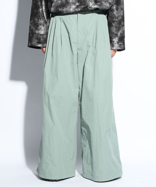 HARE（ハレ）の「DABOルーズナイロンパンツ（パンツ・メンズ・ブラック09/グレー16/グリーン70・FREE）」の15枚目の写真