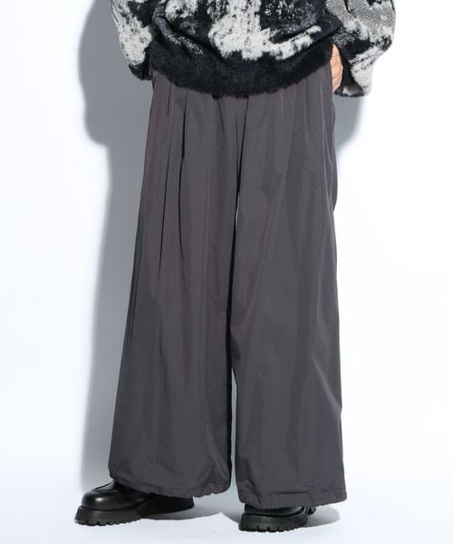 HARE（ハレ）の「DABOルーズナイロンパンツ（パンツ・メンズ・ブラック09/グレー16/グリーン70・FREE）」の12枚目の写真