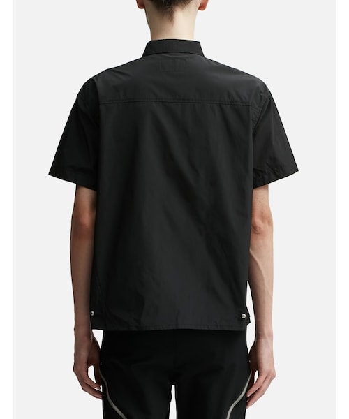 Short Sleeve Nylon Shirt with Carabiner