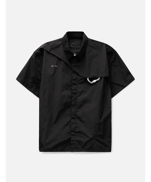 Short Sleeve Nylon Shirt with Carabiner