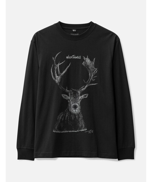 Deer Graphic Long T-Shirt