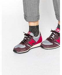 NEW BALANCE | New Balance 420 Burgundy/Pink Trainers(スニーカー)