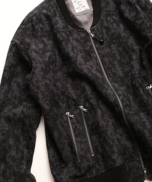 SHAREEF(シャリーフ)の「2TONE JQ RIB BLOUSON(その他・メンズ・D.GRY/CCL/WHT・1/2)」の9枚目の写真