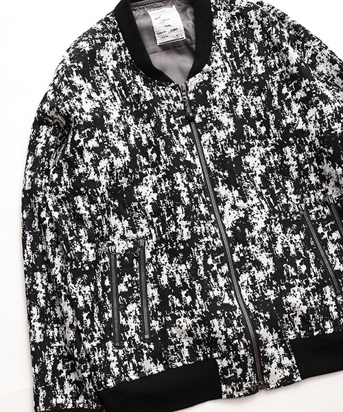 SHAREEF(シャリーフ)の「2TONE JQ RIB BLOUSON(その他・メンズ・D.GRY/CCL/WHT・1/2)」の6枚目の写真
