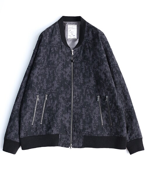 SHAREEF(シャリーフ)の「2TONE JQ RIB BLOUSON(その他・メンズ・D.GRY/CCL/WHT・1/2)」の4枚目の写真