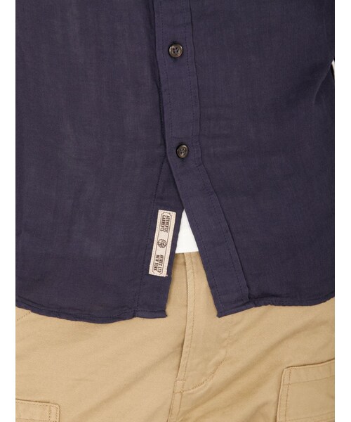 AVIREX（アヴィレックス）の「DS L/S DOUBLE GAUZE（トップス・メンズ・PINK/NAVY/WHITE/SACKS・M/L/XL/XXL）」の14枚目の写真