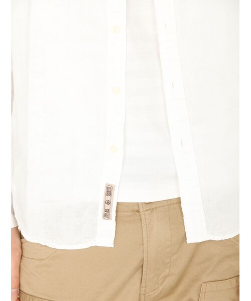 AVIREX（アヴィレックス）の「DS L/S DOUBLE GAUZE（トップス・メンズ・PINK/NAVY/WHITE/SACKS・M/L/XL/XXL）」の6枚目の写真