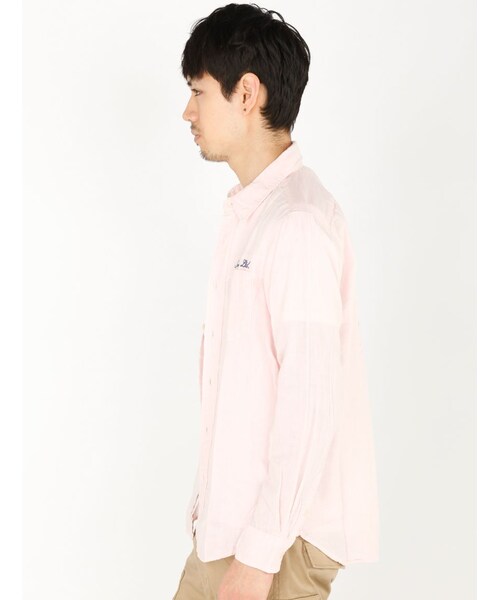 AVIREX（アヴィレックス）の「DS L/S DOUBLE GAUZE（トップス・メンズ・PINK/NAVY/WHITE/SACKS・M/L/XL/XXL）」の18枚目の写真