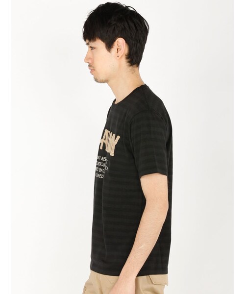 AVIREX（アヴィレックス）の「S/S ARMY CHENILLE TE（トップス・メンズ・BLACK/NAVY/WHITE・M/L/XL/XXL）」の8枚目の写真
