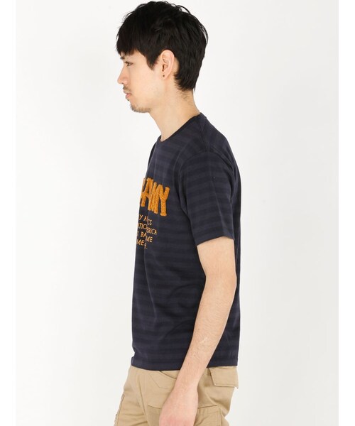 AVIREX（アヴィレックス）の「S/S ARMY CHENILLE TE（トップス・メンズ・BLACK/NAVY/WHITE・M/L/XL/XXL）」の14枚目の写真