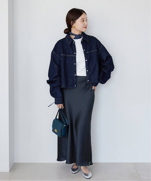 IENA（イエナ）の「《追加3予約》ダブルサテンスカート（）」 - WEAR