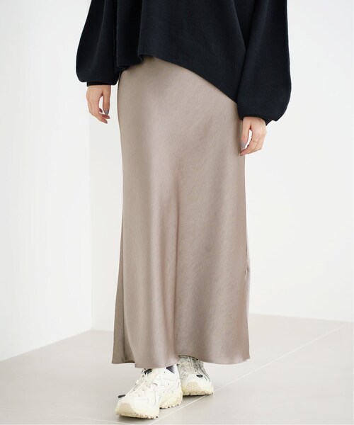 IENA（イエナ）の「《追加3予約》ダブルサテンスカート（）」 - WEAR