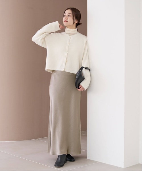 IENA（イエナ）の「《追加3予約》ダブルサテンスカート（）」 - WEAR