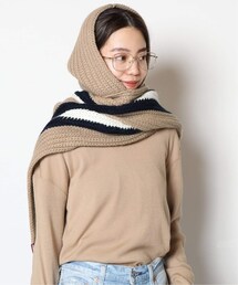 MUSE de Deuxieme classe（ミューズデドゥーズィエムクラス）の「KNIT スカーフ（ファッション雑貨）」