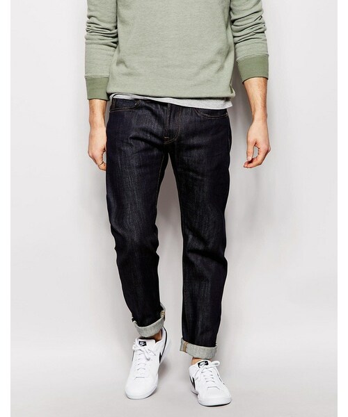 EDWIN（エドウィン）の「Edwin Jeans ED55 Selvedge Relaxed Tapered Fit Unwashed ...