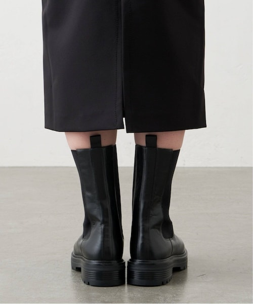 ルタロン チェルシーブーツ ブラック M サイドゴアショート