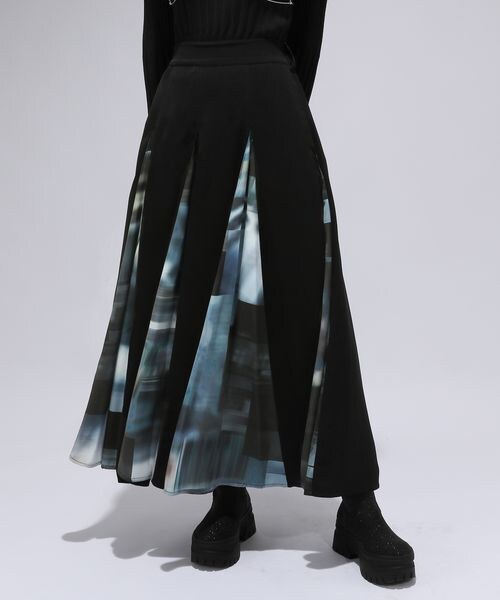 HARE（ハレ）の「アートタックフレアスカート（）」 - WEAR