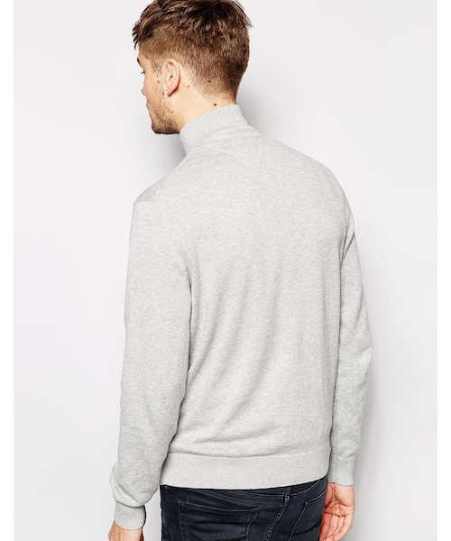 TOMMY HILFIGER(トミーヒルフィガー)の「Tommy Hilfiger Jumper with Half Zip(トップス・メンズ・grey・M-Chest 38-40"/L-Chest 40-42"/S-Chest 36-38"/XL-Chest 42-44")」の3枚目の写真