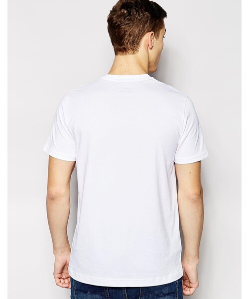 FRED PERRY（フレッドペリー）の「Fred Perry T-Shirt with Crew Neck（Tシャツ/カットソー・メンズ・white・L-Chest 40-42"/M-Chest 38-40"/XL-Chest 42-44"/S-Chest 36-38"）」の3枚目の写真