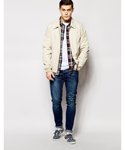 FRED PERRY（フレッドペリー）の「Fred Perry T-Shirt with Crew Neck（Tシャツ/カットソー・メンズ・white・L-Chest 40-42"/M-Chest 38-40"/XL-Chest 42-44"/S-Chest 36-38"）」の4枚目の写真