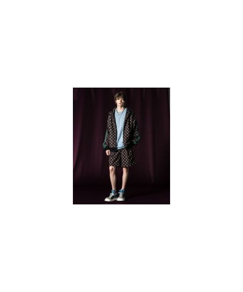 glamb（グラム）の「GB0124/CS07 : Monogram Hooded Jersey 
