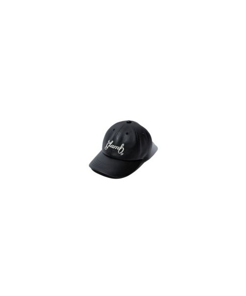 GB0124/CP04 : Spin Logo Leather Cap / スピンロゴレザーキャップ