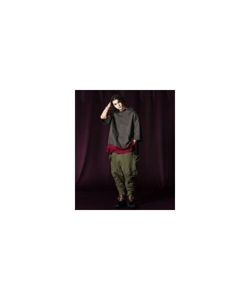 GB0124/P12 : Additional Pocket Sarrouel Pants / アディショナルポケットサルエルパンツ
