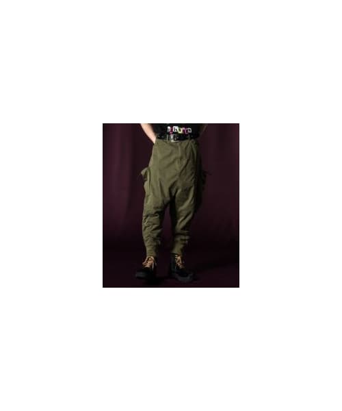 GB0124/P12 : Additional Pocket Sarrouel Pants / アディショナルポケットサルエルパンツ